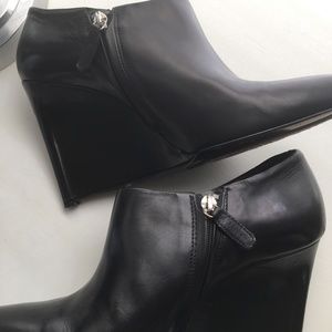 Calvin Klein Collection Wedge Heel Ankle Boots